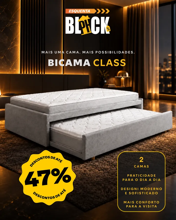 Bicama Class com descontos de até 47%